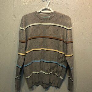 Billabong Sweater Adult Size Medium Cotton Sweater Striped Colors